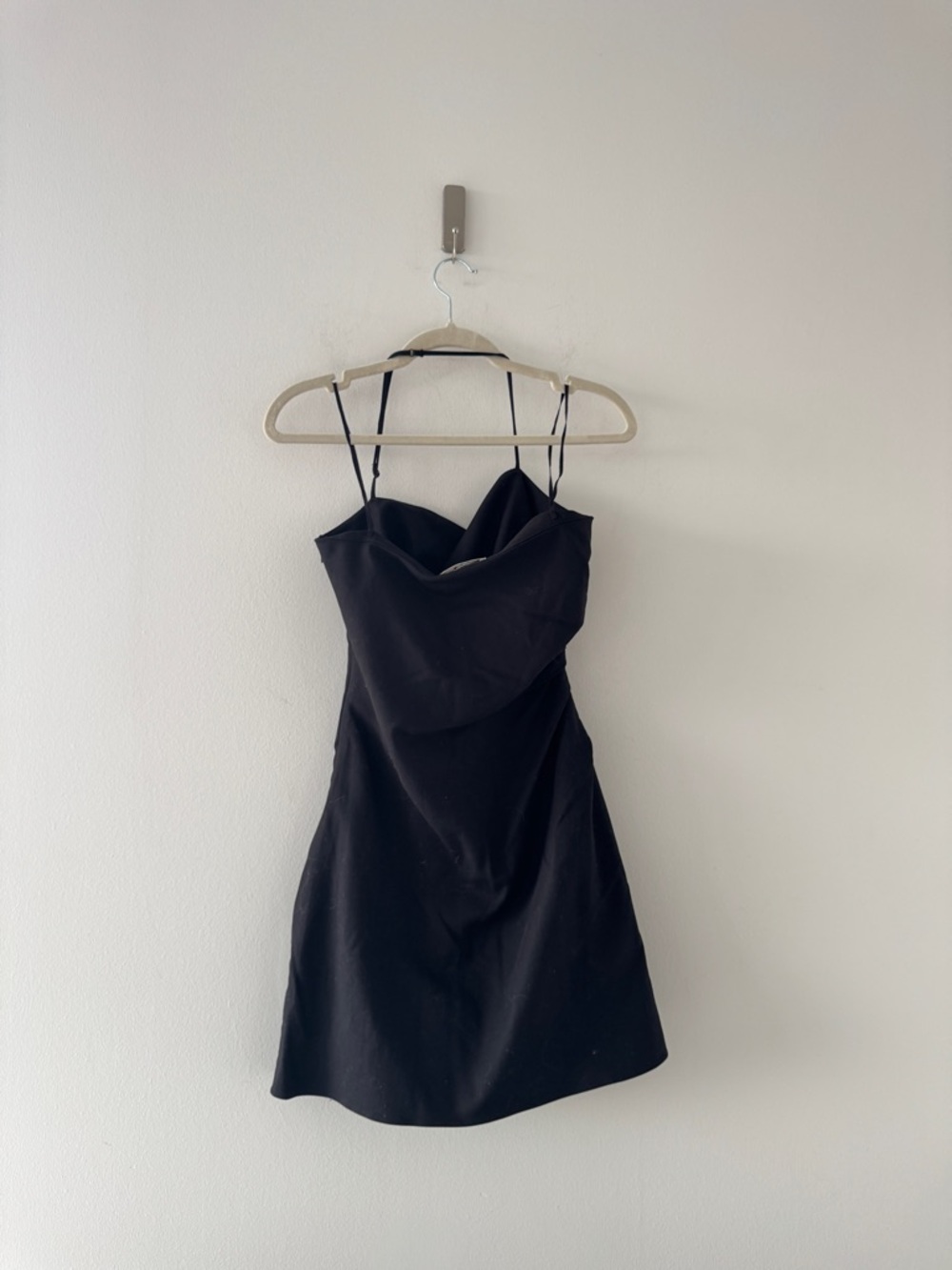 ALC Charlie Black Mini Dress 8 - Picture 4 of 7